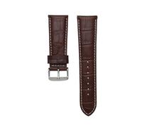 ROWCES Correa de reloj de cuero 18mm - 28mm Correa de reloj Cierre de pasador Pulsera de cuero para hombres Pulsera de reloj general, 28mm