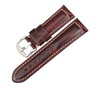 ROWCES Correa de reloj de cuero, correa de reloj de 18mm - 26mm, accesorios de reloj de pulsera de repuesto para reloj de hombre, 23mm