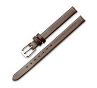 ROWCES Correa de reloj de cuero Correas de mujer 6mm 8mm 10mm 12mm Correa de reloj de cuero de tamaño pequeño para mujer, Marrón, 10mm