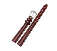 ROWCES Correa de reloj de cuero de 10mm, 12mm, 14mm y 16mm, correa de reloj para mujer, pulsera de repuesto para reloj de tamaño pequeño, 10mm