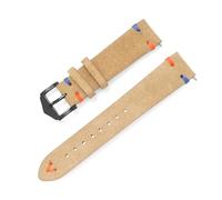 ROWCES Correa de reloj de cuero de ante, correa de reloj de 20mm y 22mm, pulsera de reloj de liberación rápida, accesorios para reloj, 20mm