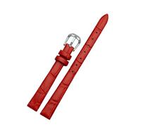 ROWCES Correa de reloj de cuero para mujer, pulsera de reloj de tamaño pequeño, accesorios de repuesto para reloj de 6mm - 16mm, 10mm