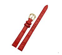 ROWCES Correa de reloj de cuero para mujer, pulsera de reloj de tamaño pequeño, accesorios de repuesto para reloj de 6mm - 16mm, 10mm