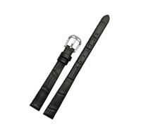 ROWCES Correa de reloj de cuero para mujer, pulsera de reloj de tamaño pequeño, accesorios de repuesto para reloj de 6mm - 16mm, 12mm