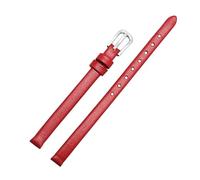 ROWCES Correa de reloj de cuero para mujer, tamaño pequeño, 6mm, 8mm, 10mm, pulsera de reloj, accesorios para reloj de mujer, 10mm