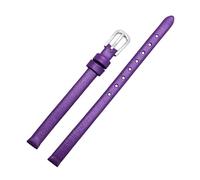 ROWCES Correa de reloj de cuero para mujer, tamaño pequeño, 6mm, 8mm, 10mm, pulsera de reloj, accesorios para reloj de mujer, 10mm