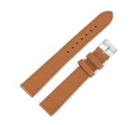 ROWCES Correa de reloj de cuero vintage de 12mm a 22mm, pulseras de repuesto para relojes de hombre y mujer, hebilla, Marrón, 21mm