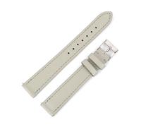 ROWCES Correa de reloj de cuero vintage de 12mm a 22mm, pulseras de repuesto para relojes de hombre y mujer, hebilla, Gris, 12mm