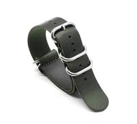 ROWCES Correa de reloj de cuero Vintage, pulsera de reloj Nato de 18mm - 24mm para accesorios de repuesto de reloj de hombre, 18mm