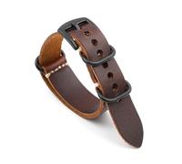 ROWCES Correa de reloj de cuero Vintage, pulsera de reloj Nato de 18mm - 24mm para accesorios de repuesto de reloj de hombre, 22mm