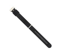 ROWCES Correa de reloj de nailon, correa de reloj de 12mm - 22mm, lona a rayas, resistente al agua, accesorios para reloj, 15mm