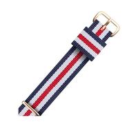 ROWCES Correa de reloj de nailon Nato, correa de nailon a rayas de 12mm - 22mm, pulsera de repuesto para reloj, 17mm