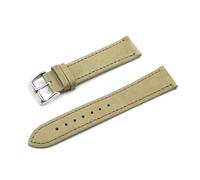 ROWCES Correa de reloj vintage de 18mm, 20mm, 22mm y 24mm, correas de cuero para relojes de hombre, accesorios, Verde claro, 18mm