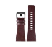 ROWCES Correas de reloj de gran tamaño para hombre, pulsera de cuero negra/marrón de 24mm, 26mm, 28mm, 30mm y 32mm, 30mm