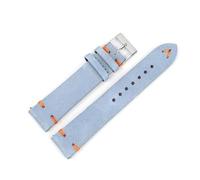 ROWCES Correas de reloj Vintage de cuero de gamuza, correa de repuesto de 18mm, 20mm, 22mm y 24mm para accesorios de reloj, 20mm