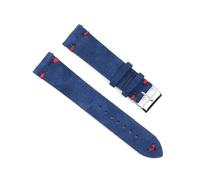 ROWCES Correas de reloj Vintage de cuero de gamuza, correa de repuesto de 18mm, 20mm, 22mm y 24mm para accesorios de reloj, 22mm