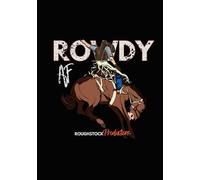 Rowdy Western Notebook: Rodeo Journal for Cowboy & Cowgirl Fans | Western Cowhide Pattern | Roughstock Design | Rustic Ranch & Rodeo Aesthetic Writing Journal