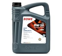 ROWE Aceite de motor 0W-20 HIGHTEC SYNT Aceite completamente sintético ACEA C5 RS LONGLIFE IV 5L Compatible con VW Polo V Hatchback 6R1, 6C1 up! Hatchback 121, 122, BL1, BL2, BL3, 123, SKODA