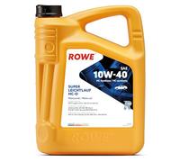 ROWE Aceite de motor 10W-40 HIGHTEC Aceite sintético HC (Hydro Cracked) aceite ACEA A3/B4 API SN SUPER LEICHTLAUF HC-O 5L Compatible con VW Golf IV Hatchback 1J1 Golf V Hatchback 1K1 TOURAN 1T1, 1T2