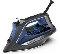 Rowenta Access Steam - Plancha vapor 2500 W, golpe 140 g/min y vapor continuo de 40g/min, suela Microsteam 300, punta precisa, sistema antical y protección antigoteo, azul, DW4301
