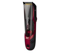 Rowenta Air Force Ultimate TN9310 - Cortapelos con sistema de aspiración de alto rendimiento con recubrimiento de titanio y cuchillas autoafilables, incluye set de manicura y neceser