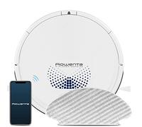 Rowenta Aspirador robótico X-plorer Serie 45 RR8277, Cepillo motorizado Activo, 3 Modos de navegación, Sistema Aqua Power, sensores avanzados, batería de Iones de Litio Duradera, 150 min. Duración