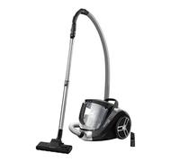 Rowenta Aspiradora Cyclonic Power XXL RO4825 aspiradora sin bolsa de 2.5 L, diseño compacto, motor EffiTech, depósito de suciedad de 2.5 L, tecnología ciclónica, cable de 6.2m, Color Negro