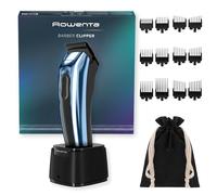 Rowenta Barber Experience, cortapelos para hombre, cuchilla XL, Recubrimiento de carbono tipo diamante (DLC), Gran autonomía, Incluye bolsa para guardar las cuchillas, TN1580OM