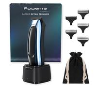 Rowenta Barber Experience, recortadora de barba de precisión de hombre, cuchilla en T, recubrimiento de carbono tipo diamante, Gran autonomía, Incluye bolsa para guardar las cuchillas, TN1880OM