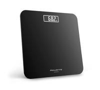 Rowenta Báscula de baño Premiss 2.0, pantalla LCD fácil de leer, capacidad de 160 kg, color negro, BS1800V0