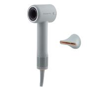 Rowenta Blumia Secador de Pelo Compacto y Ligero 350g, Motor Digital, Secado Rápido, Generador Iones, Control Inteligente 40°C, 3 temperaturas, 2 velocidades, Boquilla Magnética, Verde, HY5N12E0