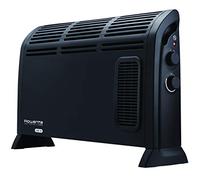 Rowenta Calentador con ventilador por convección Vectissimo CO3035 | Dos niveles de potencia | Calefacción eléctrica | Interior | Para habitaciones de 25 m², negro