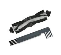 Rowenta Cepillo central Robot Explorer Serie 60 ZR740005 Cepillo central y cepillo de limpieza para robot aspirador Explorer Serie 60, negro y blanco