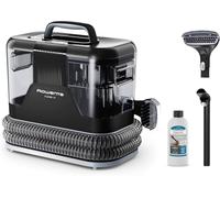 Rowenta Clean It, Aspirador de tapicerías, Depósito extraíble de 1,8L de agua limpia y 1,5L de agua residual, Limpieza rápida de derrames y manchas, Potencia de 400 W, Compacto y portátil, IN5010F0