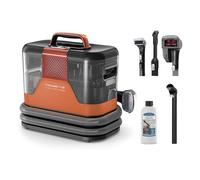 Rowenta Clean It Hot & Cold, Aspirador de tapicerías, Limpiador de manchas y moquetas, Potencia de 1150 W, Tecnología Powerheat, Limpieza 3 en 1, Color Naranja, IN7011F0