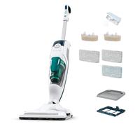 Rowenta Clean&Steam Revolution-Aspiradora a vapor,1500W potencia, aspira y vaporiza,eficacia de una sola pasada,elimina el 99,9 % de los gérmenes, suelos duros y moquetas,filtro antical,RY7757
