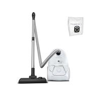 Rowenta Compact Power - Aspirador con bolsa, 900 W, depósito suciedad XL, eficiencia energética hasta el 50%, gran capacidad, cepillo clásico para suelos, boquilla para ranuras 2 en 1 RO3927