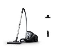 Rowenta Compact Power Cyclonic de Rowenta, Aspiradora sin bolsa, kit clásico, filtración avanzada, gran recogida de polvo, compacta RO3725EA