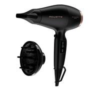 Rowenta Compact Pro - Secador de pelo de gran potencia 2200 W, motor profesional AC, alto rendimiento, 4 ajustes / temperatura,golpe aire frío, boquilla concentradora 9 mm, difusor rizos, CV6930