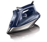 Rowenta Pro Master, Plancha de vapor 2800W, golpe de vapor de 200 g/min y vapor continuo de 40g/min a 45g/min, Suela Microsteam 400 HD Profile, Modo Eco y sistema antical integrado, Azul, DW8215