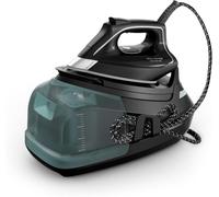 Rowenta Eco Steam Pro, Centro de planchado con gran potencia de vapor, 7.6 bares, golpe de vapor de 460 g/min, modo eco, depósito de agua extraíble, tecnología silenciosa, diseño ecológico, DG9610