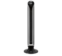 Rowenta Eole Infinite Ventilador de Pie Potente, Torre de 1 m de alto, 3 Velocidades, Oscilación de 180° y Temporizador hasta 3 horas, 43 dBA, Sin Aspas, Moderno, Negro VU6620