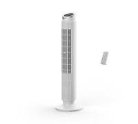 Rowenta Eole Silence Force, ventilador de torre, potente, VU7025 | 1900 m³/h, hasta 10 m/s, motor Effitech, 8 velocidades, 4 modos, oscilación de 90°, mando a distancia, Color: Blanco