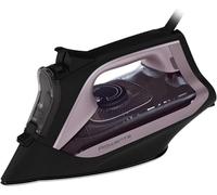 Rowenta DW4345 Plancha a vapor Suela de acero inoxidable 2600 W Negro, Rosa