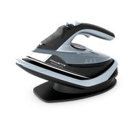 Rowenta Freemove Force de Rowenta, Plancha de Vapor Sin Cable, 2600 W, Golpe de Vapor 220 g/min, Azul Claro y Negro