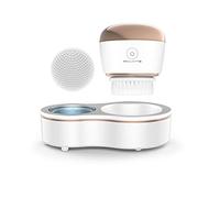 Rowenta Glow Skin Radiance Booster Cepillo de limpieza facial - Blanco y oro rosa