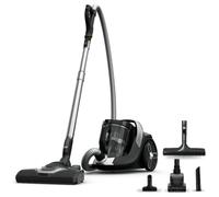 Rowenta Green Force Cyclonic Effitech, Aspirador sin Bolsa, 500 W, Silencioso, Bajo Consumo, HEPA, Ideal Mascotas, 2,5 L, 3 Velocidades, Accesorios, Negro y Azul, RO7C66