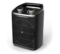 Rowenta Intense Comfort, Calefactor, 2000 W de potencia SO2350 | Bajo consumo, silencioso, apagado automático, 2 Modos Eco/Turbo, Calienta hasta 35m, Uso sencillo a diario, Color: Negro