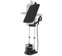 Rowenta IXEO+ QR1510 - Cepillo de Vapor 2980W, 5 bares de presión, hasta 90 g de vapor, depósito 1 L, Elimina Arrugas, Olores y Desinfecta, Tabla Vertical Cabezal, tecnología Twin Boiler