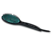 Rowenta Cepillo alisador Power Straight CF5820F0 - especial para cabello muy rizado, con generador de iones y temperatura regulable hasta 200º, púas de gran sujeción desde la raíz